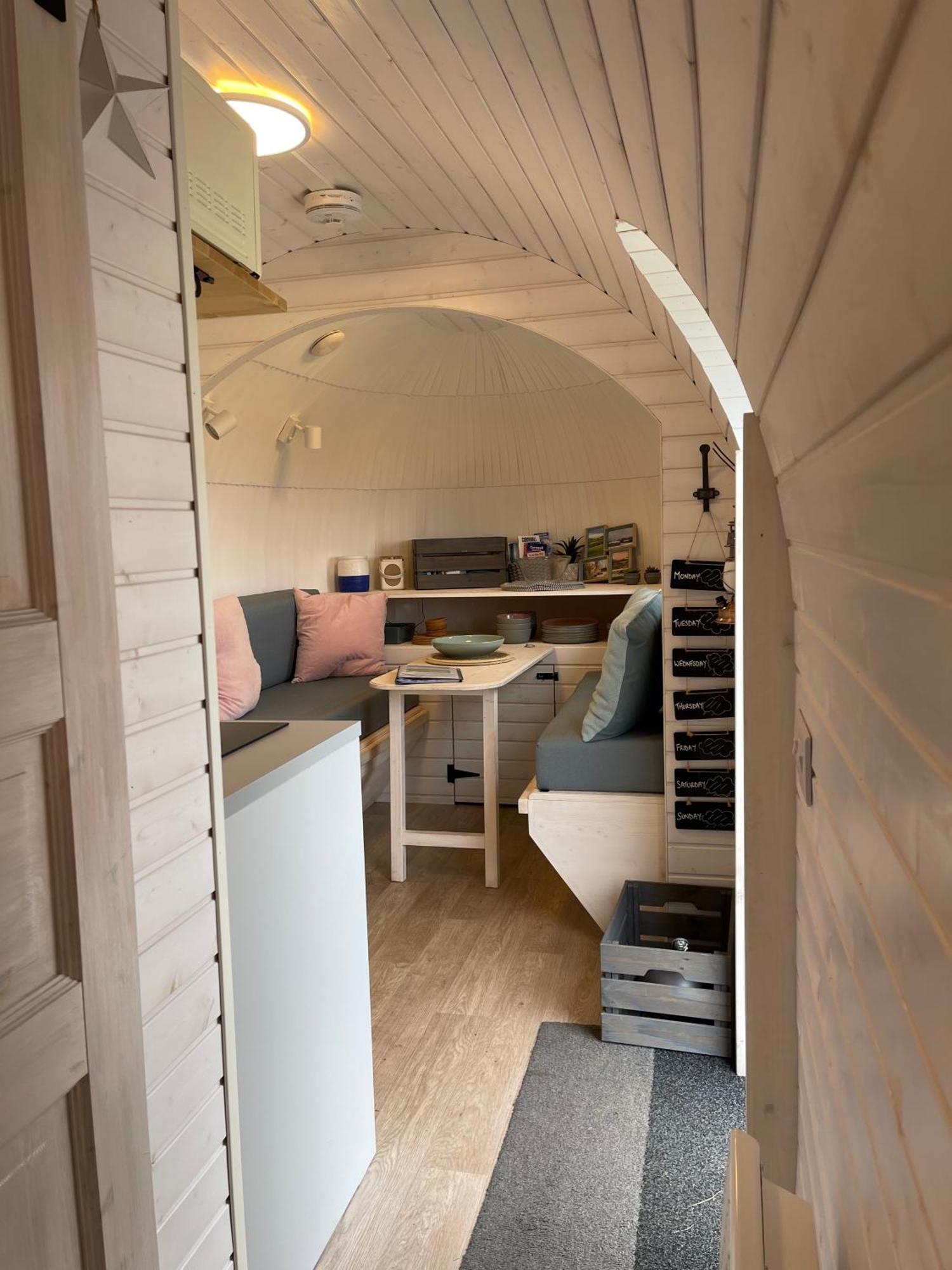 Clotted Cream -Lydcott Glamping, Cornish Sea Views Villa ลู ภายนอก รูปภาพ