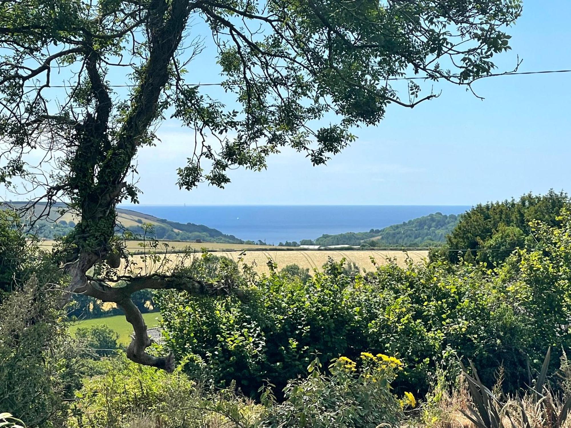 Clotted Cream -Lydcott Glamping, Cornish Sea Views Villa ลู ภายนอก รูปภาพ